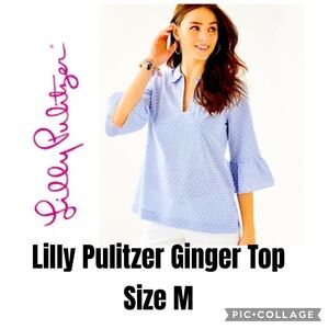 Lilly Pulitzer Ginger Top Size M